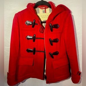 Women’s Burberry Wool Hooded Coat size 2
